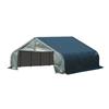 ShelterLogic Green Cover Peak Style Shelter - 18 Feet x 20 Feet x 12 Feet