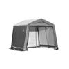 ShelterLogic Grey Cover Peak Style Shelter - 10 Feet x 16 Feet x 8 Feet