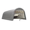 ShelterLogic Grey Cover Round Style Shelter - 14 x 24 x 12 Feet