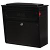 Mail Boss Black Townhouse Wall Mount Locking Mailbox