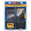 Ryobi Acc-21 Pc Black Oxide Drill Bit Set