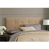 Skyline Furniture Upholstered King Headboard, Premier Microsuede, Saddle