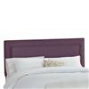 Skyline Furniture MFG. Upholstered California King Headboard in Premier Microsuede Purple