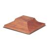 Cedar Western Red Cedar Flat Post Cap 2 Inch x 6 Inch x 6 Inch