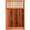 Aim Cedar Works Ltd. 3X5 GATE SQUARE LATTICE TOP