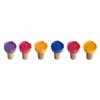 HOME PRESENCE 6 Pack Cork Wine Bottle Stopper Set