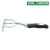 HOME GARDENER Aluminum Hand Cultivator, with Soft Grip Handle