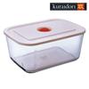 KURAIDORI 1.5L Rectangular One Touch Glass Storage Dish