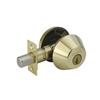 WEISER LOCK Brass Single Cylinder Smart Key Deadbolt Door Lock