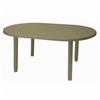 GRACIOUS LIVING 62" x 38" Resin Sandstone Dining Table