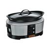 CROCKPOT 6.0 Quart Stainless Steel Oval Digital Designer Series Slow Cooker