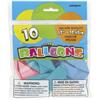 UNIQUE PARTY FAVORS 10 Pack 12" Pastel Party Balloons