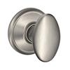 SCHLAGE LOCK Satin Nickel Siena Passage Door Knob