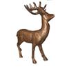 39" Brown Resin Standing Deer Figure