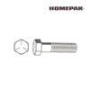 HOME PAK 5 Pack #6 x 20mm #8.8 Zinc Plated Coarse Hex Bolts