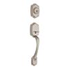 WEISER LOCK Satin Nickel Brentwood/Fairfax Smart Key Entrance Gripset