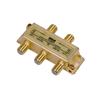 RCA 4-Way Satellite Coax Splitter