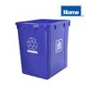 HOME 83L Blue Curbside Recycle Bin
