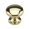 1" Bright Brass Cabinet Knob