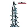 HOME BUILDER 12 Pack #6 Zinc Plated Walldriller Anchors, with Screws