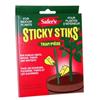 SAFER 12 Pack Sticky Sticks Insect Traps