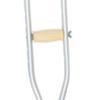 1med Beige aluminum Push Button Crutches (Junior Size)