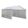 Super Max 12 x 20 White Canopy Enclosure Kit