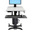 WorkFit-C, Single LD Sit-Stand Workstation