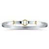 Sterling Silver and 14K Yellow Gold Bracelet