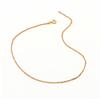10 K Gold Singapore Chain Ankle Bracelet - 10 inches