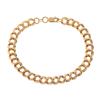 14 K Yellow Gold Parallel Curb Bracelet - 7¼"