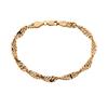 10 Kt Gold Singapore Bracelet - 7.25"