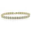 Miadora 1 CT TDW Diamond Bracelet in 10 K Yellow Gold (G-H, I3), 7" in Length