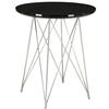 Monarch Glossy Black / Chrome Metal 36"Dia Bar Table