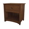 South Shore Logan Collection Night Stand, Sumptuous Cherry