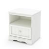 South Shore Savannah Night Stand Pure White, Model # 3580062