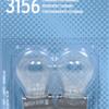 Sylvania 3156 Automotive Miniature Bulb, 2 pack