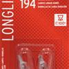 194LL Long Life automotive miniature bulb 2 pack