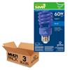 13Watt Blue CFL, 60W Equivalent, 3 Pack