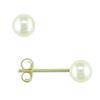 Miadora 4-4.5 mm Cultured Pearl Earrings in 10 K Yellow Gold