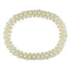 Miadora 4-5 mm FW White Potato Pearl Multi-Row Bracelet, 7 inches in length