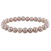 Miadora 8-8.5 mm FW Pink Pearl Elastic Bracelet, 7 1/2 inches in length