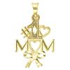 10k Yellow Gold "#1 Mom" Charm