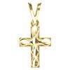 10k Yellow Gold Cross Charm