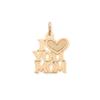 14 Karat Gold "I Love You Mom" Charm