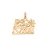 14 Karat Gold "PS, I Love You'' Charm