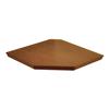 12" Décor Corner Shelf - Walnut