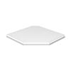 12" Corner Shelf - White