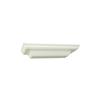 14" Orna-Mantel Shelf - White