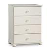 South Shore Sand Castle Collection 4-Drawer Chest, Pure White